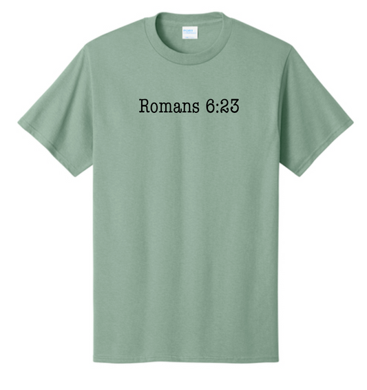 Jesus Paid it All: Basic S/S T-shirt (green)