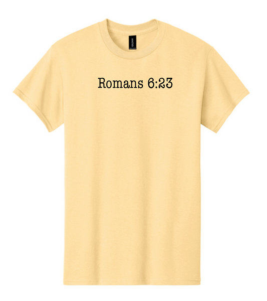 Jesus Paid it All: Basic S/S T-shirt (yellow)