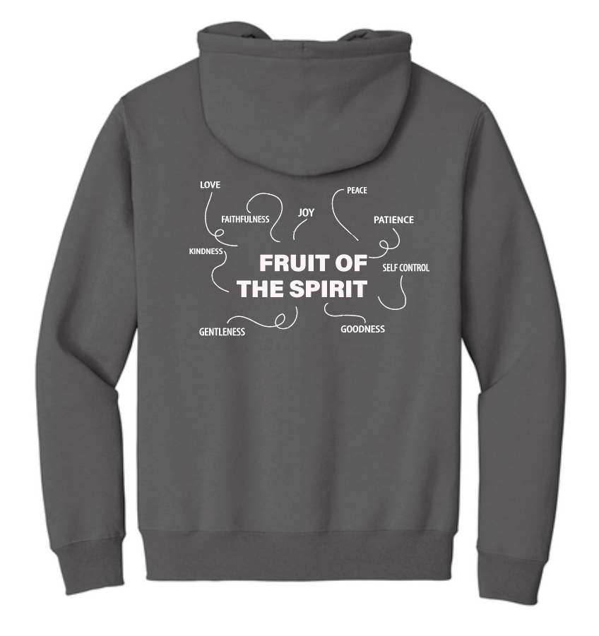 Fruit of the Spirit: Independent Trading Elevated Full Zip Hooded Sweatshirt (charcoal)