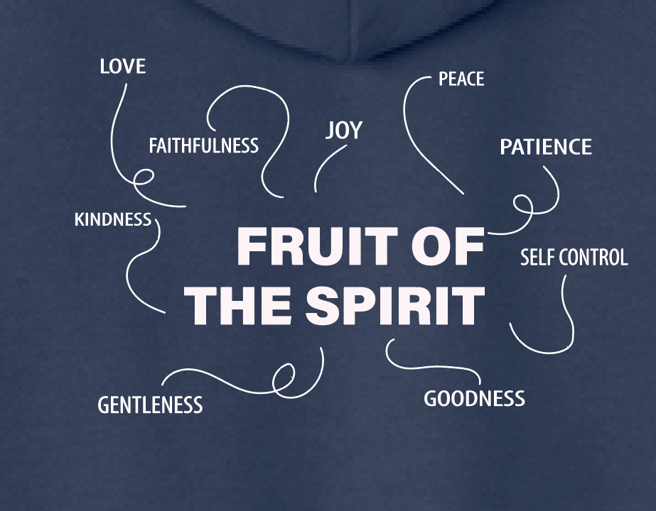 Fruit of the Spirit: Gildan Basic Zip Hooded Sweatshirt (navy)
