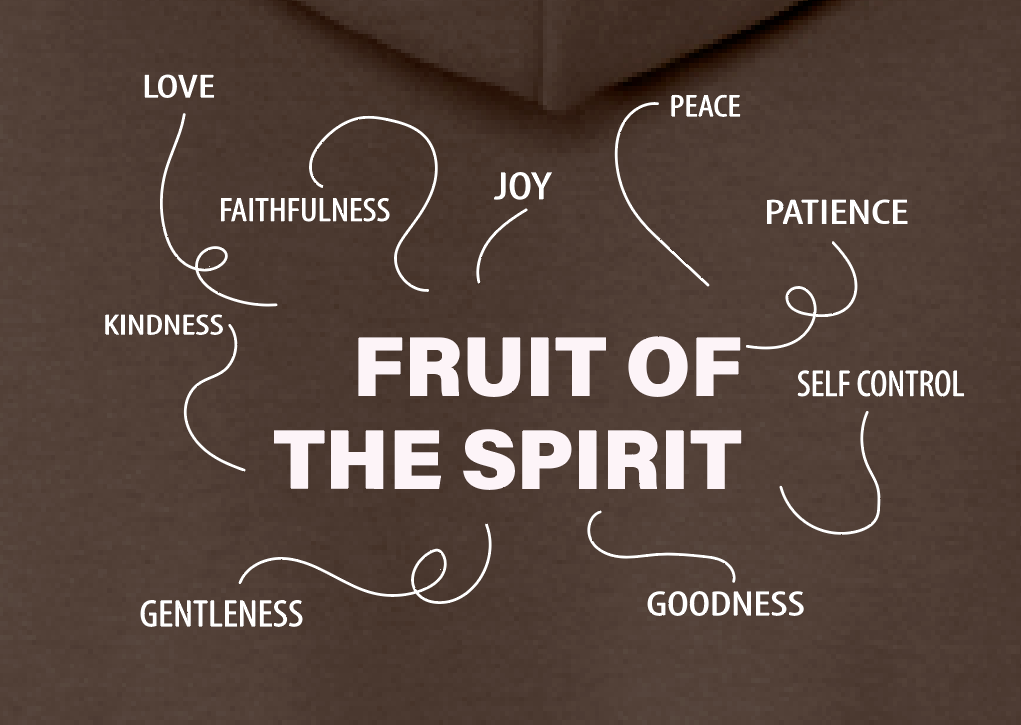 Fruit of the Spirit: Port & Co Basic Hooded Sweatshirt (brown)