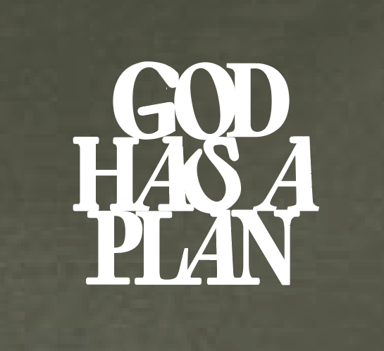 God Has a Plan: American Apparel Premium S/S T-shirt (mil green)