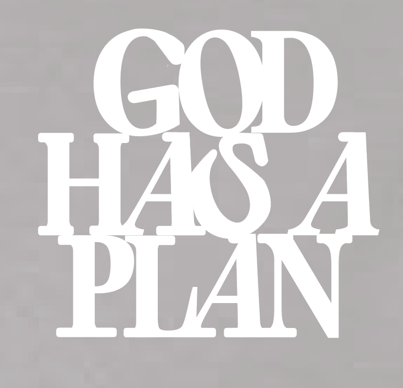 God Has a Plan: American Apparel Premium S/S T-shirt (gravel)