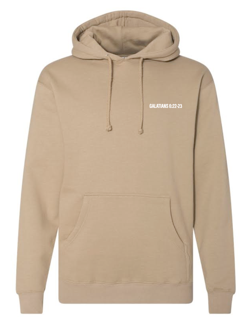 Fruit of the Spirit: Independent Trading Elevated Hooded Sweatshirt (sandstone)
