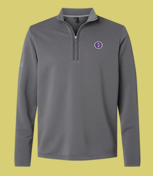 Fan Gear (8273) "CCS Logo" Adidas 1/4 Zip Spacer Pullover (grey)